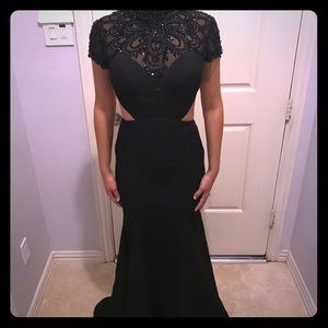 Custom Mac Duggal Gown